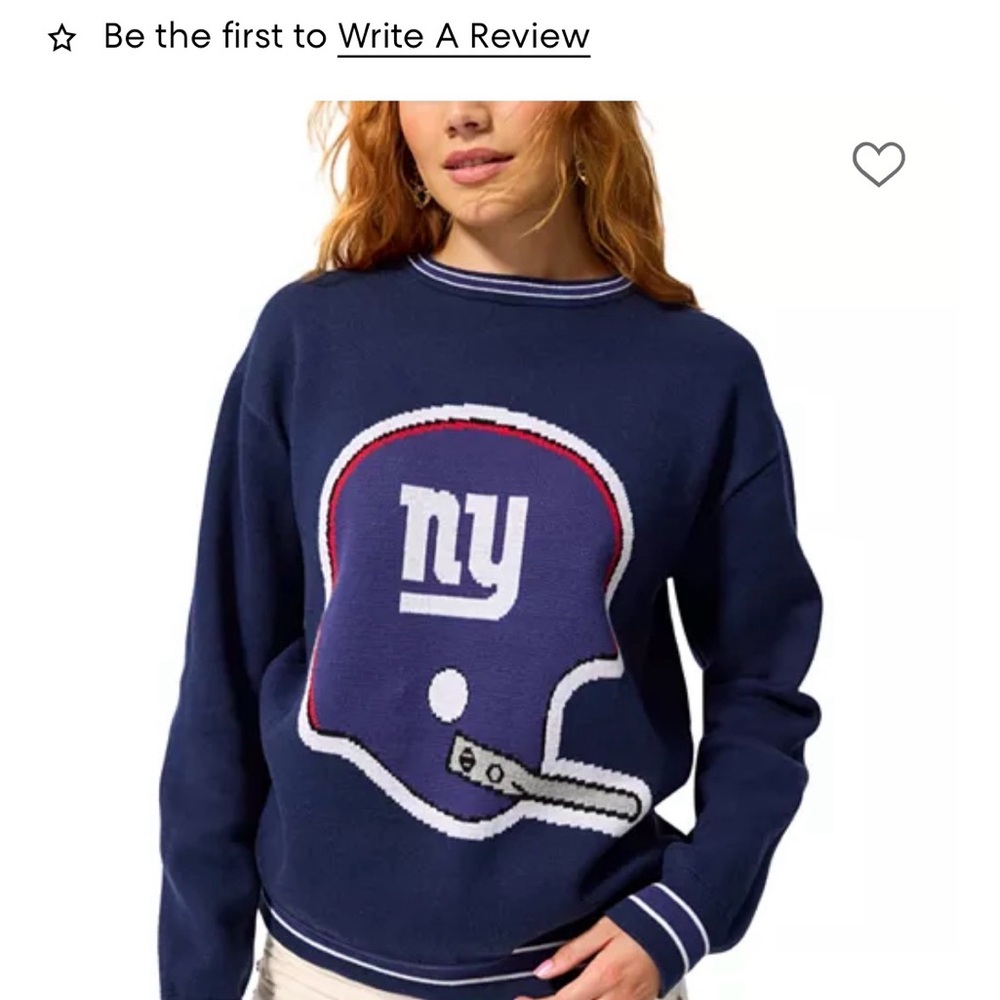 Terez Navy Blue NY Giants sweater